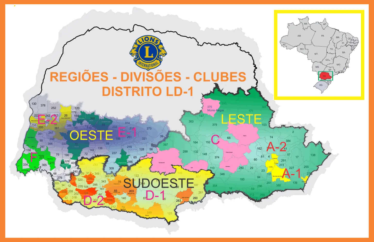Regioes do LD-1